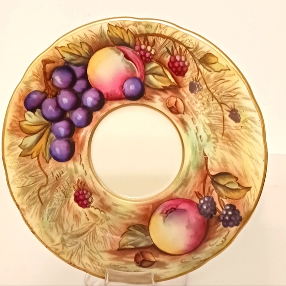 Vintage Aynsley Orchard Bone China Signed N. Brunt / D. Jones - Picture 5 of 9